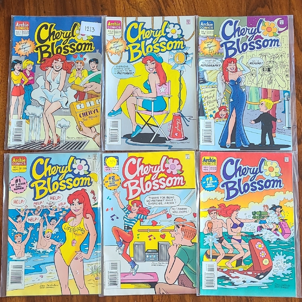 Cheryl Blossom Comic Book Collection 1995 & 1996 Full Collections (Lot Of 6) +1